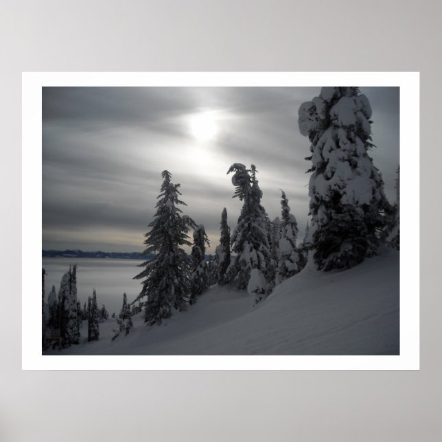 Póster Días nevados (Frente)