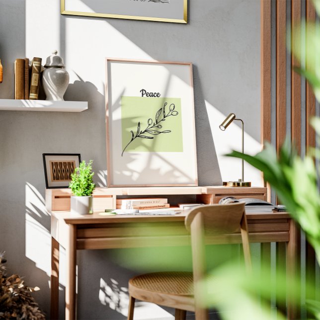 Póster Dibujar una rama de olivo (Subido por el creador)