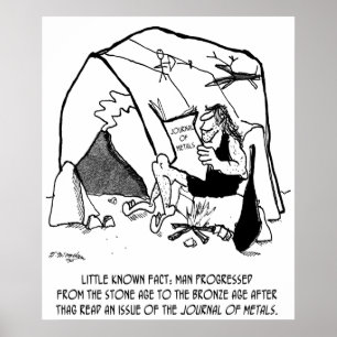 Póster Dibujo animado 1938 de la antropología