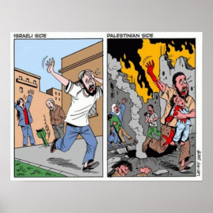 Póster Dibujo animado de qué sucede realmente
