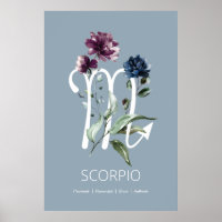 Dibujo artístico con estrella de escorpio zodiaco