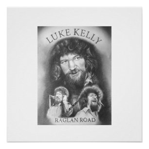 Póster Dibujo artístico de Luke Kelly