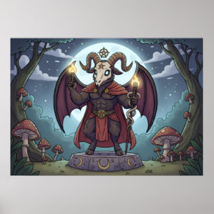 Póster Dibujo de Baphomet