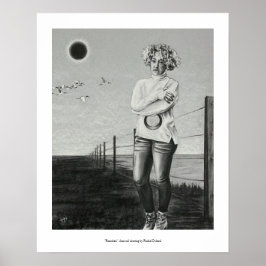 Póster Dibujo de carbón vegetal prohibido por Rachel Dole