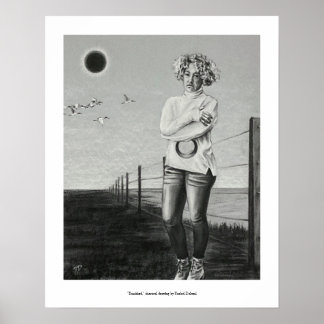 Póster Dibujo de carbón vegetal prohibido por Rachel Dole