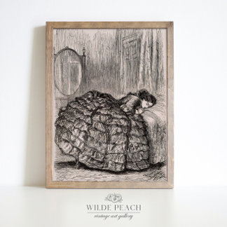 Póster Dibujo de esbozo de vintage