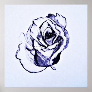 Póster Dibujo de flor