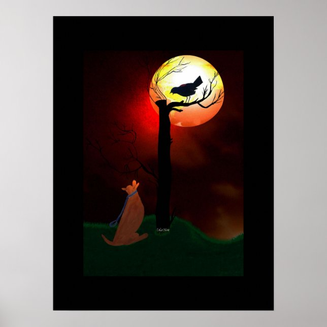 Póster Dibujo de LeeMarie .Hola (Frente)