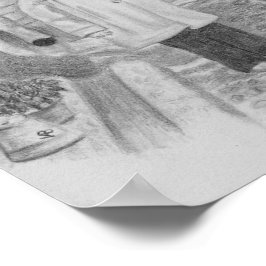 Póster Dibujo de mi abuelo