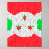 Dibujo de pintura al petróleo de Burundi