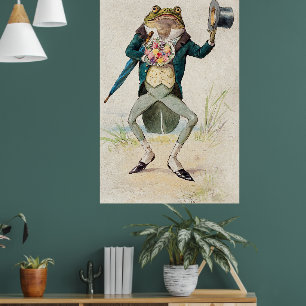 Póster Dibujo de sapo