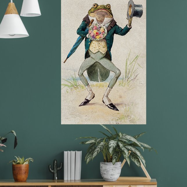 Póster Dibujo de sapo (Salón 1)