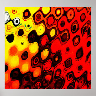 Póster Dibujo pastel de aceite. Fondo de color abstracto.