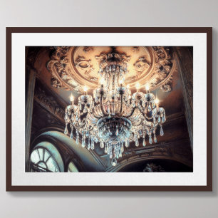 Póster Dibujo Pastel de la araña Ornate de la Arquitectur