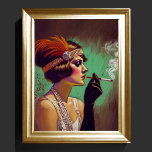 Póster Dibujo Pastel Tabaquismo Chica Flapper III de 1920<br><div class="desc">Dibujo Pastel de 1920 Tabaquismo Chica Flapper III La relación de aspecto es de 3:4</div>