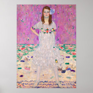 Póster Dibujo retrato de Klimt Mada Primavesi