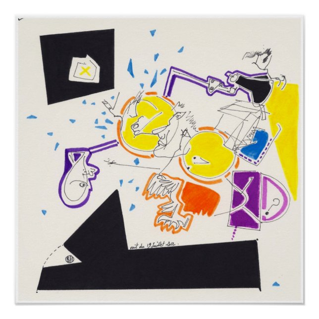 Póster Dibujos de noche y siesta 9 de Pascale Baud P Post (Anverso)