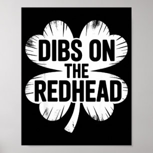 Póster Dibujos divertidos irlandeses del día de San Patri