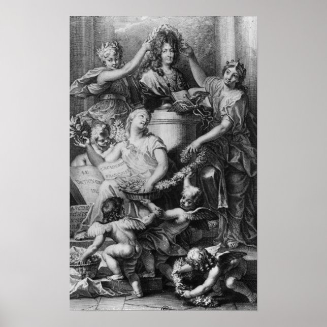 Póster "Diccionario de la Academia Francesa" (Frente)