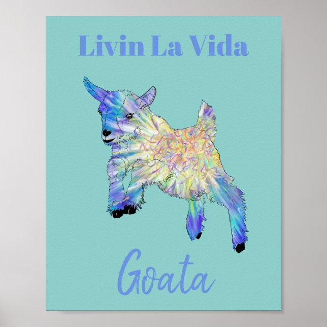 Póster Dicho Divertido de Cabra (Frente)