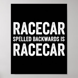Póster Dicho divertido sarcástico solo quiero carreras de