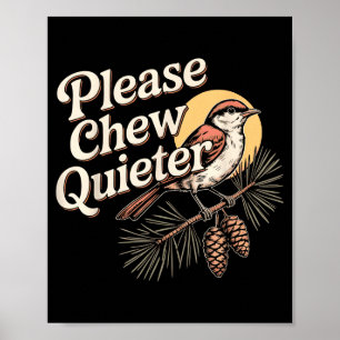 Póster Dicho divertido sarcástico vintage por favor masti