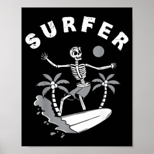 Póster Dichos De Tabla De Surfista Surf Surfing
