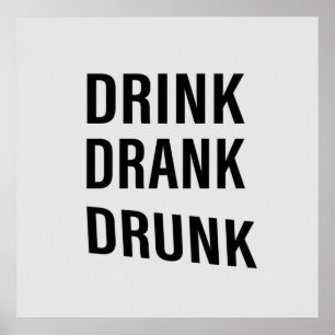 Póster Dichos divertidos para bebedores de whisky
