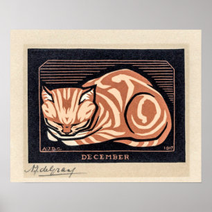 Póster Diciembre Cat - Julie de Graag Poster