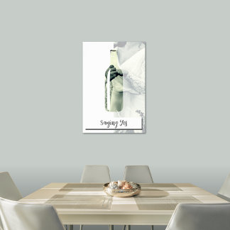 Póster Diciendo Sí, Novia & Novio, Foto de Boda Personali