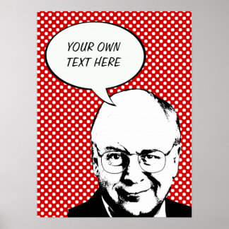PÓSTER DICK CHENEY POP ART POSTER
