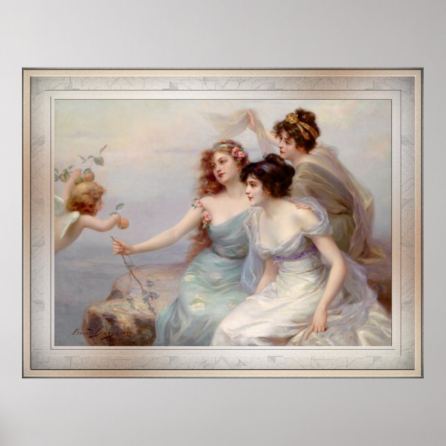 Póster Die drei Grazien por Edouard Bisson (Frente)