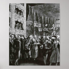 Póster Die Entführung aus dem Serail Oper Amadeus Mozart