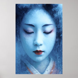 Póster Die Geisha im Eis - Expressiv
