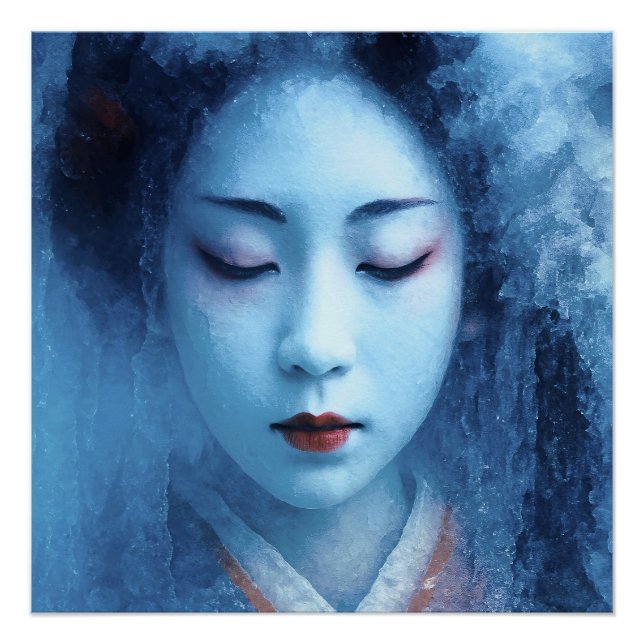Póster Die Geisha im Eis - Expressiv (Anverso)