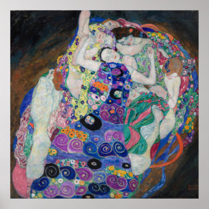 Póster Die Jungfrau (La Virgen) — Gustav Klimt