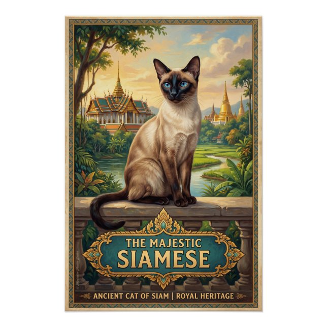 Póster Die Siamkatze  (Anverso)