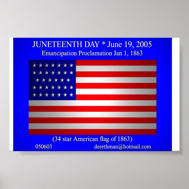 Póster Diecinueve de junio (edición impresa) (Frente)