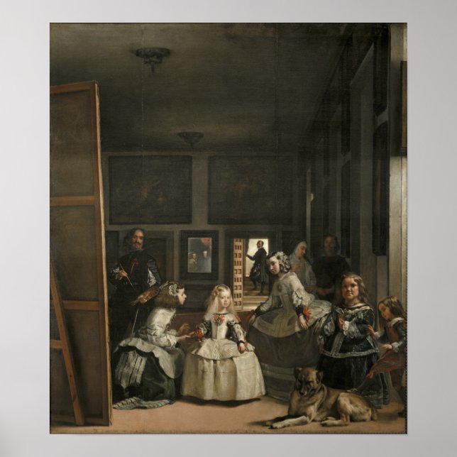 Póster Diego Velázquez Las Meninas (Frente)