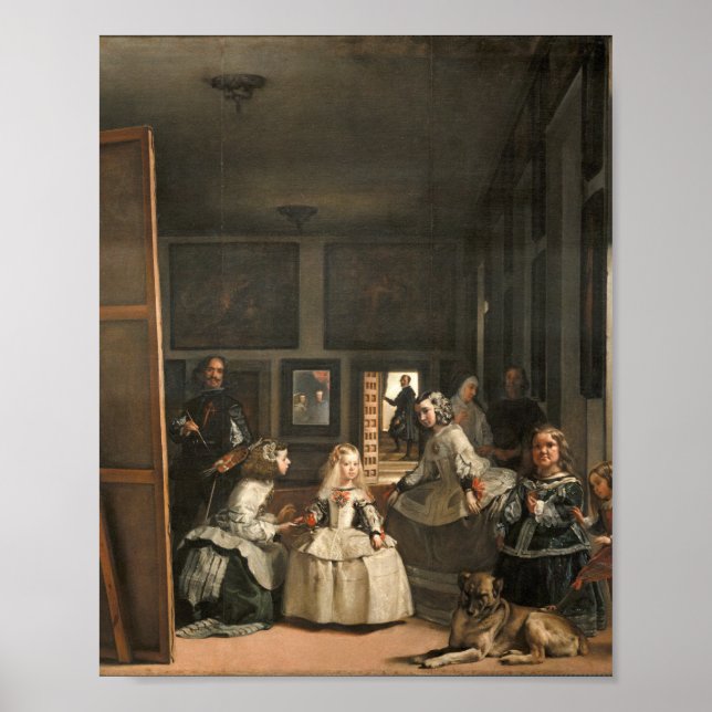 Póster Diego Velázquez - Las Meninas (Frente)