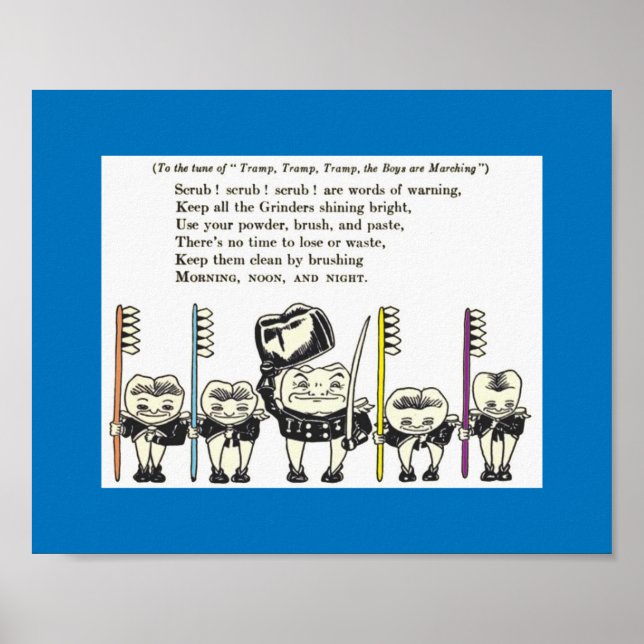 Póster Dientes: Canción de cepillado dental infantil alre (Frente)