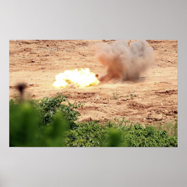 Póster Diez bloques de medio kilo de TNT (Frente)