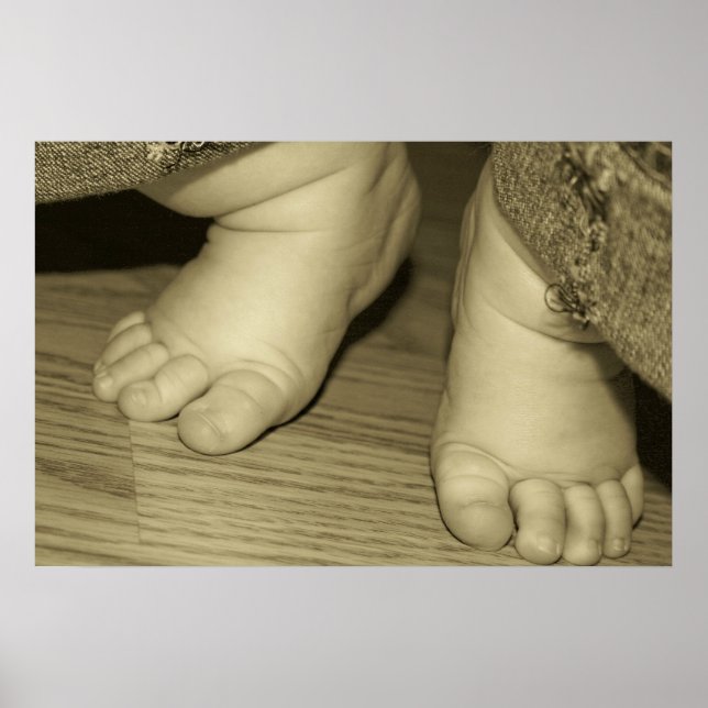 Póster Diez dedos pequeños (Frente)