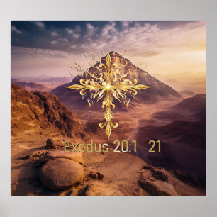 Póster Diez mandamientos