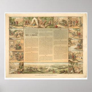 Póster Diez mandamientos de los mineros (1081A)