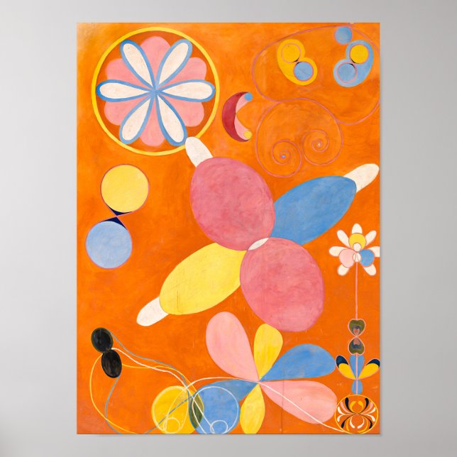 Póster Diez mayores, No. 4, jóvenes | Hilma af Klint | (Frente)