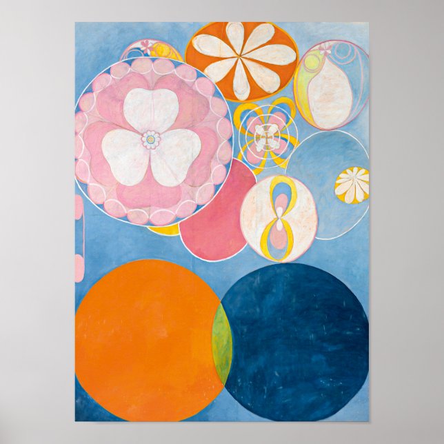 Póster Diez mayores, número 2, infancia | Hilma af Klint  (Frente)