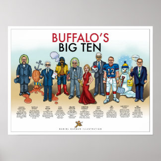 Póster Diez mejores búfalos