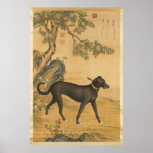 Póster Diez Perros Preciados - Xuezhualu (galgo chino)