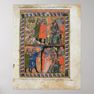 Póster Diez plagas de Egipto TtoB; la peste de